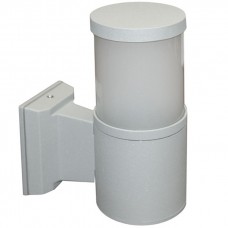 Φωτιστικό Απλίκα Κύλινδρος 1xΕ27 Αλουμινίου Γκρι IP44 9-90346